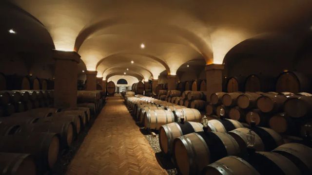 Rosewood Castiglion Weinkeller Fässe